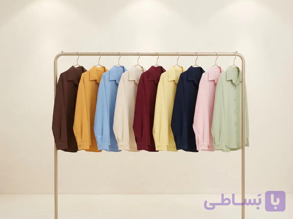 شومیز پفکی آستین دکمه دار