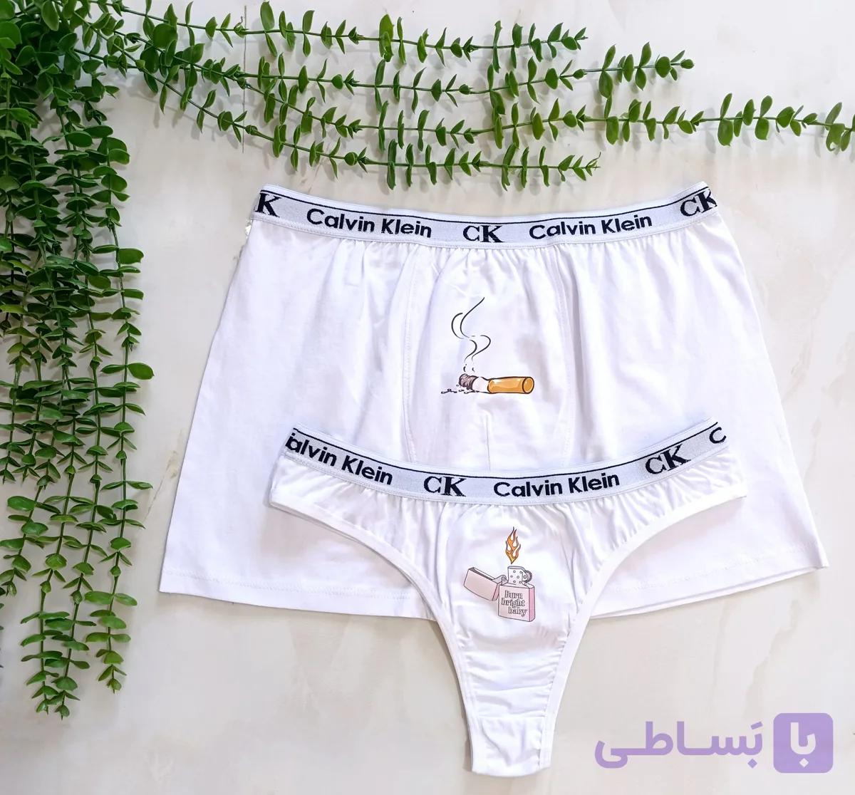 ست شورت کاپلی طرح سیگار وفندک