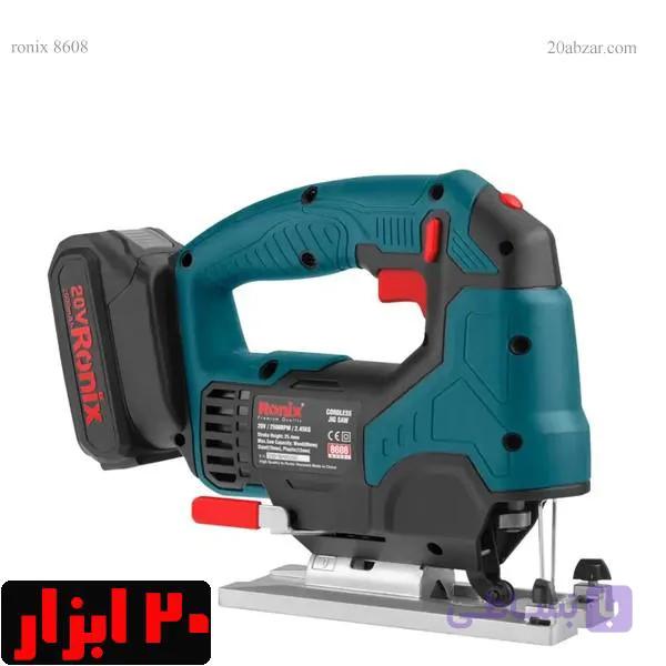 اره عمودبر شارژی ۲۰ ولت رونیکس مدل ۸۶۰۸ با کیف BMC — تصویر 1