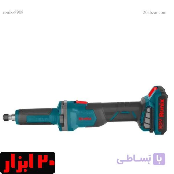 فرز انگشتی الکترونیک گلو بلند شارژی براشلس 20 ولت رونیکس مدل 8908 — تصویر 1
