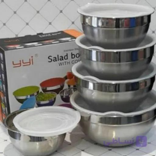 لگن استیل yyi اصلی ۵ تایی