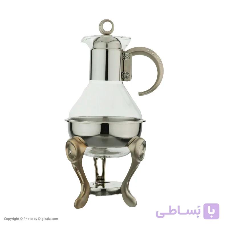 سوفله قهوه جوش دسته و پایه طلایی