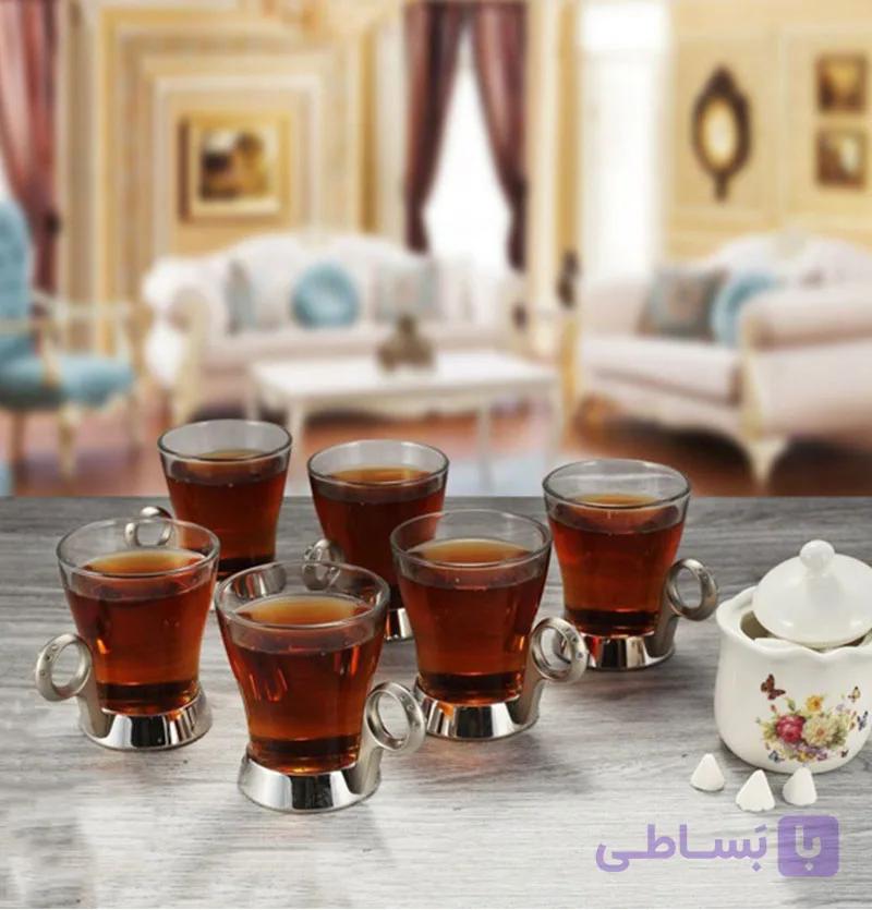 فنجان سوفله خوری رزلند نقره ای