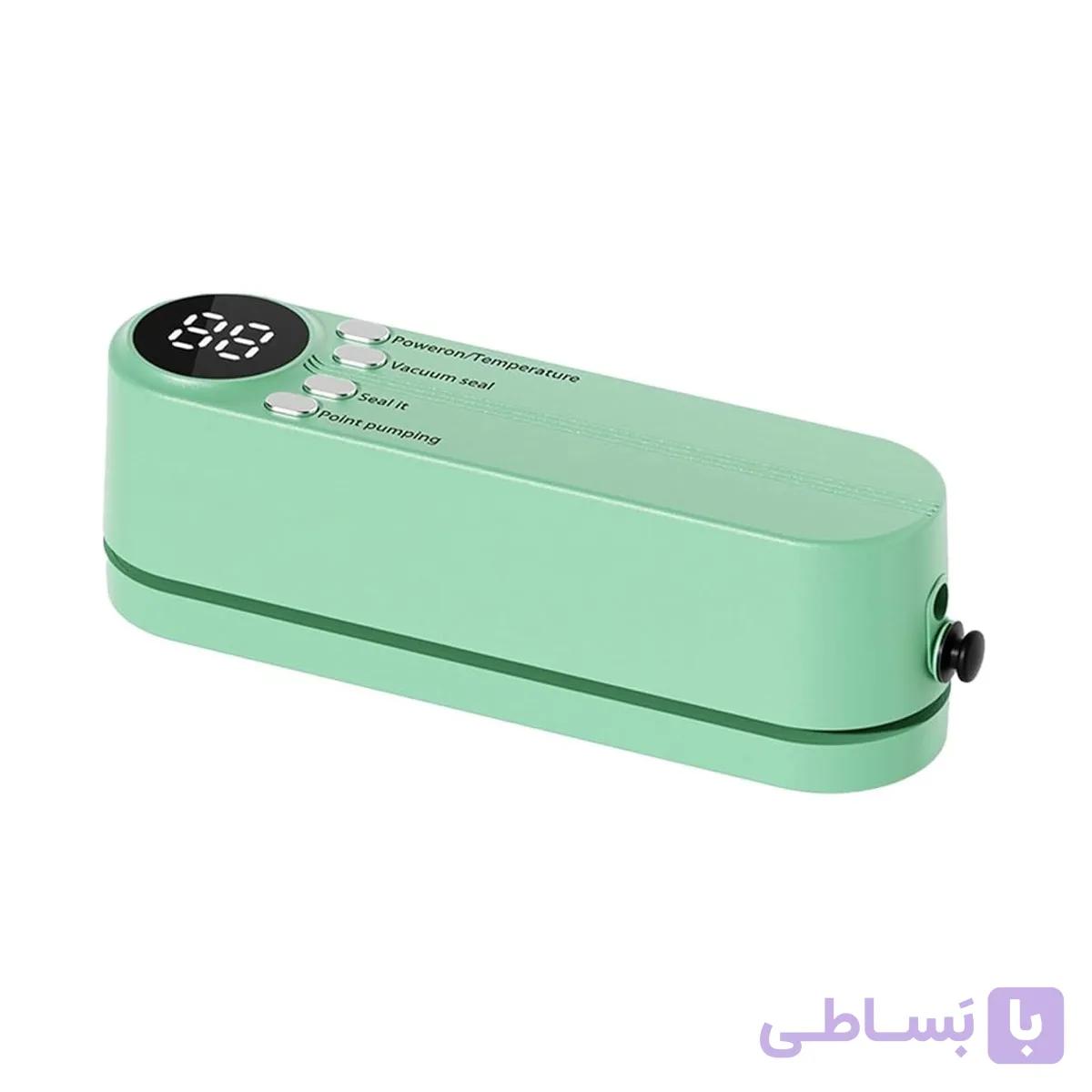 دستگاه وکیوم و پرس خانگی شارژی مدل SJT-818 | وکیوم سیلر چندکاره مواد غذایی — تصویر 1