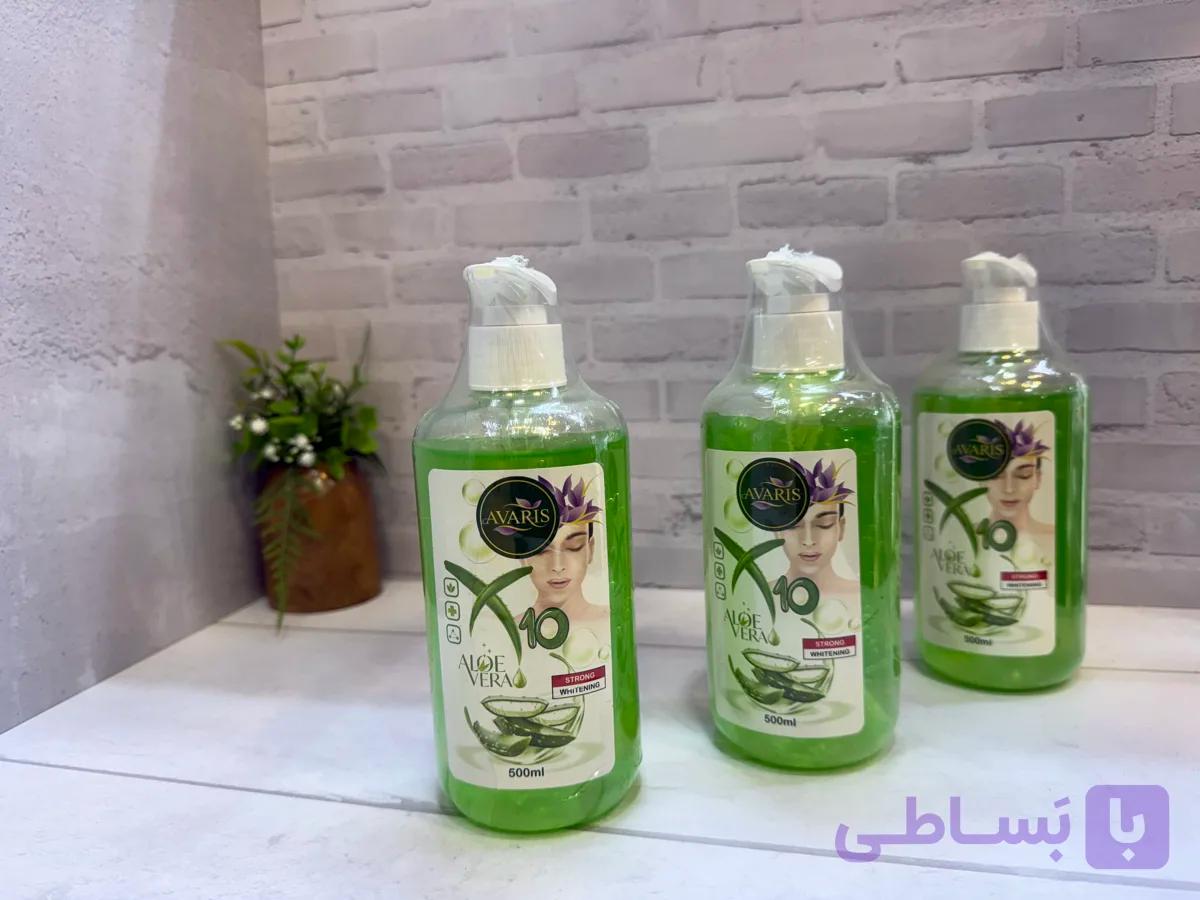 ژل الوارا ۱۰ کاره روشن کننده پوست والتیام‌ بخش آبرسان صورت