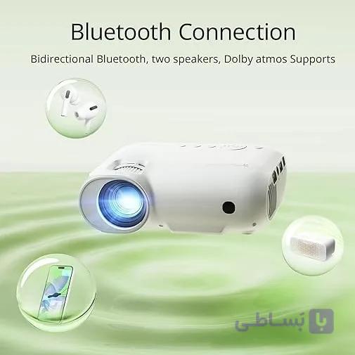 ویدئو پروژکتور یابر مدلv9 Proکیفیت تصویر Full HD — تصویر 1