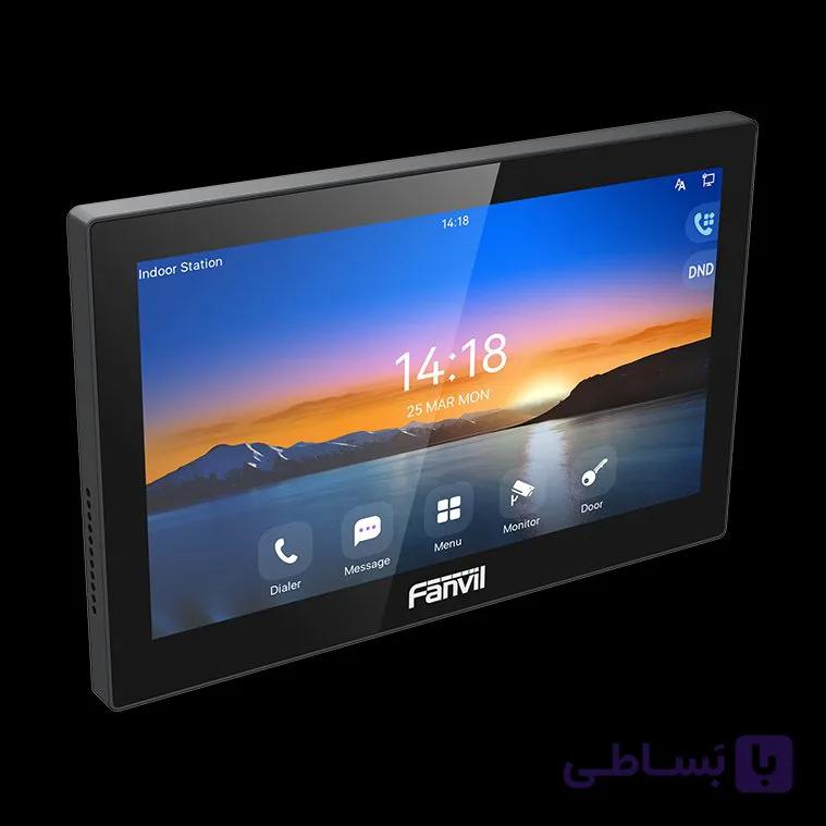 پنل داخلی (Indoor Station) تحت شبکه با صفحه نمایش لمسی و ارتباط هوشمند Fanvil i504W — تصویر 1