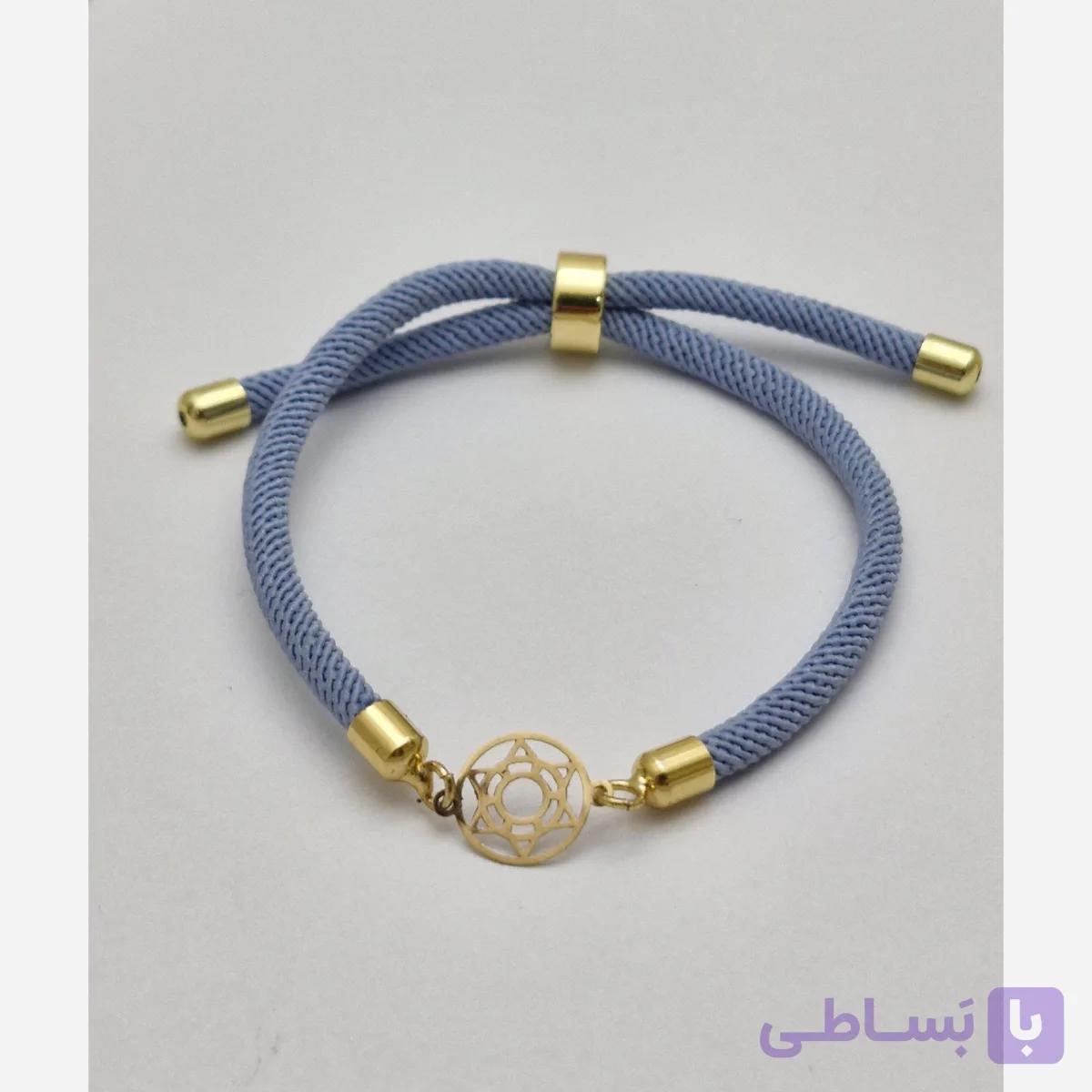 دستبند طلای طرح  ستاره داوود فری سایز زنانه