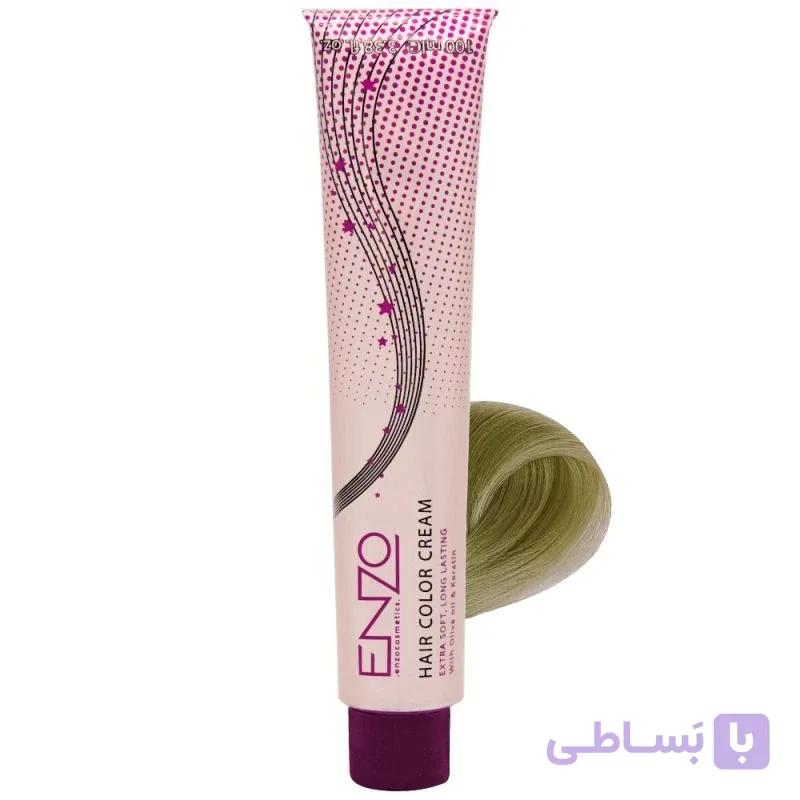 رنگ مو انزو شماره S12 حجم 100 میلی لیتر رنگ ماسه سنگی فانتزی — تصویر 1
