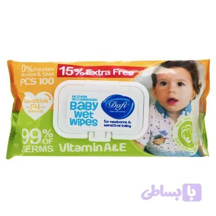 دستمال مرطوب دافی
