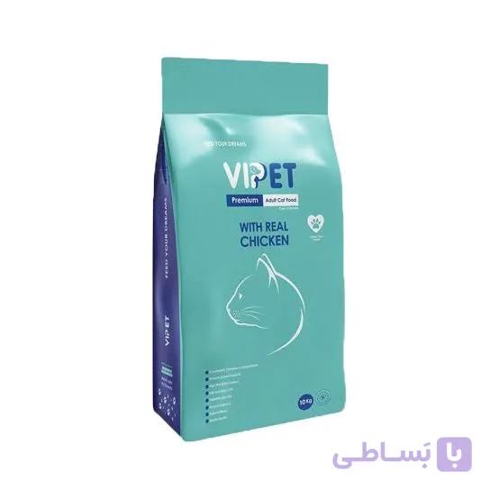 غذای خشک گربه بالغ مدل وی پت بسته 500 گرمی