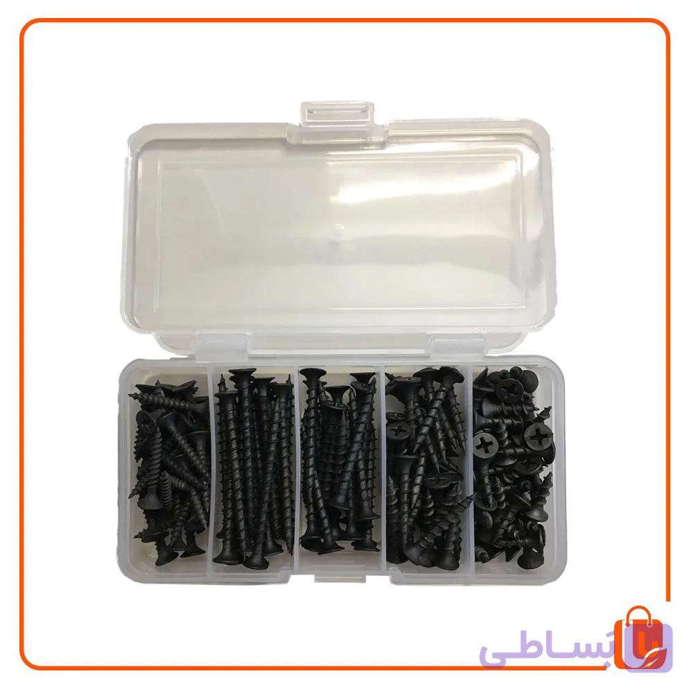 پیچ ام دی اف میخ مفتول کویر یزد مدل MK-1002 بسته 150 عددی — تصویر 1
