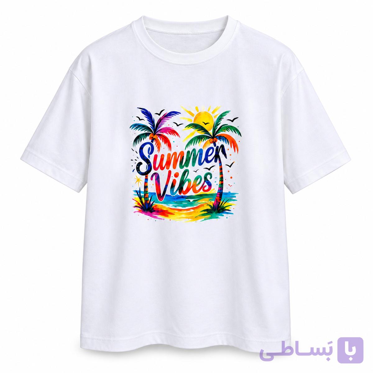 تیشرت سامر طرح ساحلی