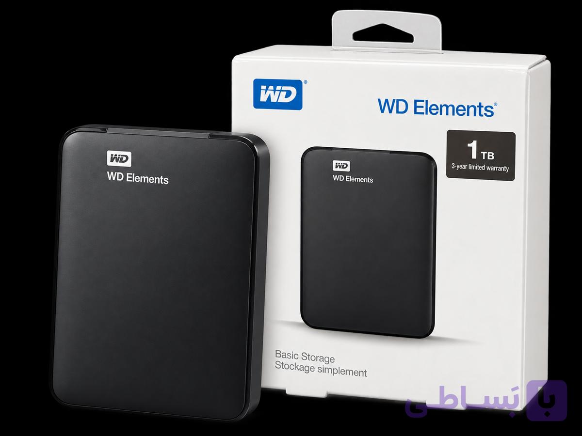 باکس تبدیل هارد لپ‌تاپ به هارد اکسترنال WD Elements 2.5 اینچ USB 3.0 – بدون هارد