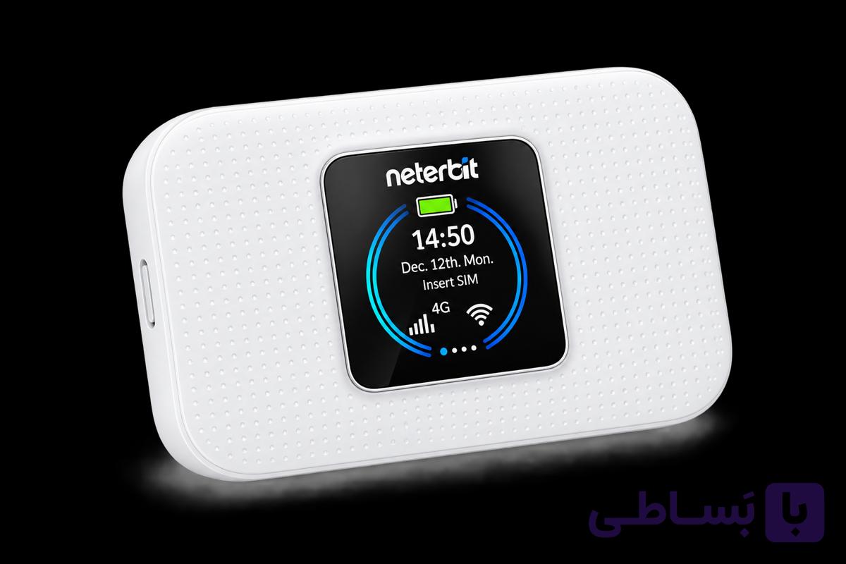 مودم همراه  Neterbit NWR-940X 4G LTE Wi-Fi 6 با باتری 3000mAh استوک در حد آکبند