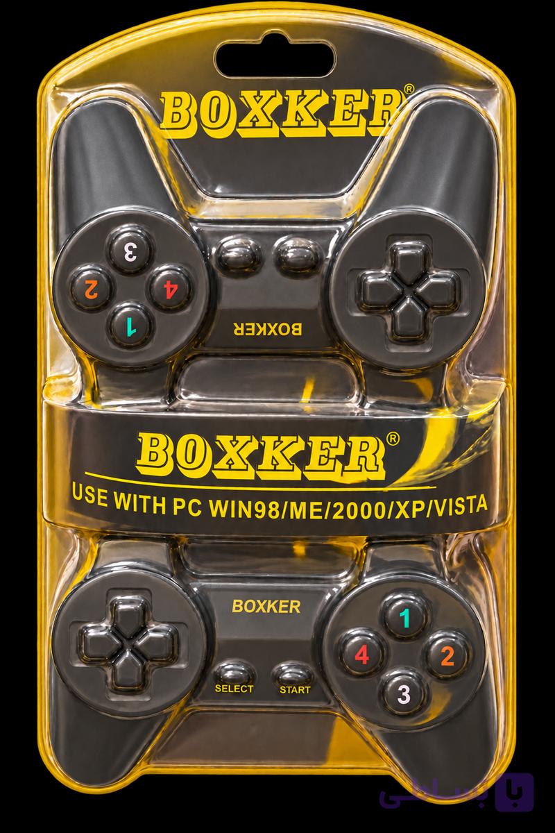 دسته بازی دوبل باسیم Boxker مدل USB-8838 مخصوص کامپیوتر
