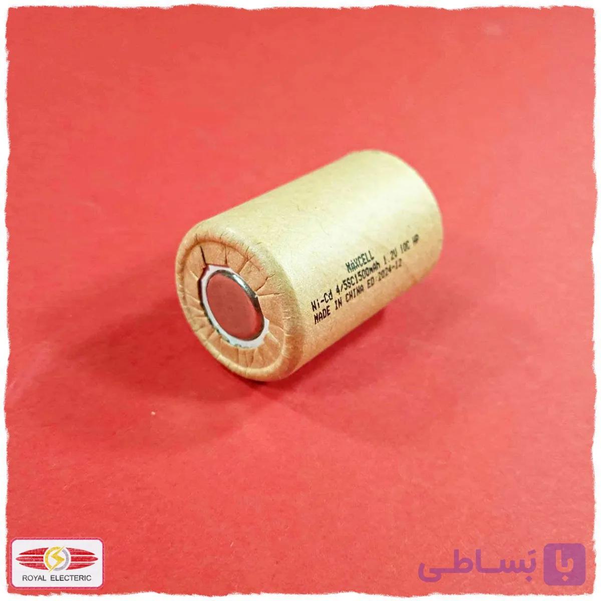 باتری لیتیوم ۱.۲ ولت MAXCELL 4/5SC1500MAH — تصویر 1