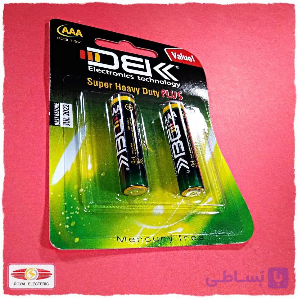 باتری نیم قلمی DBK بسته 2 عددی — تصویر 1