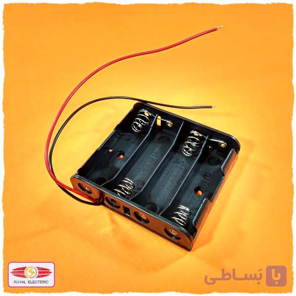 جا باتری 4 تایی تخت — تصویر 1