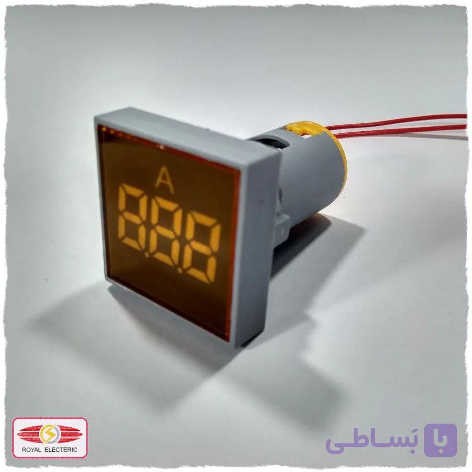 چراغ سیگنال ترکیبی آمپر_ولتمتر دار مربع JBH با CT — تصویر 1