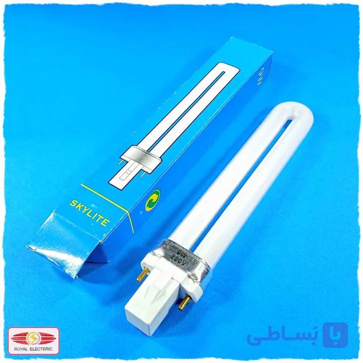 لامپ کم مصرف 9 وات پایه G23 — تصویر 1