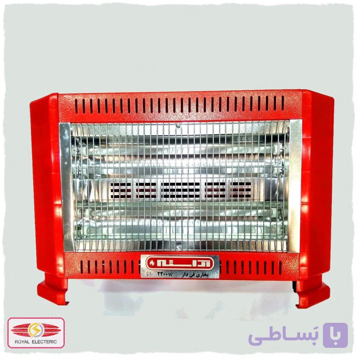 بخاری برقی 5 شعله فن دار آراسته EFHA2200 — تصویر 1