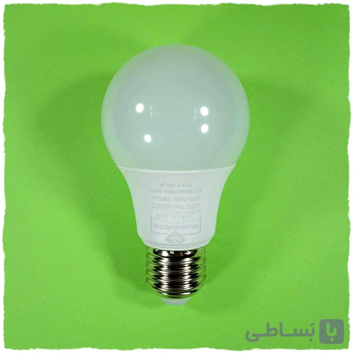 لامپ فوق کم مصرف 9 وات الماس نور — تصویر 1