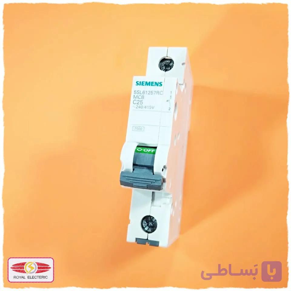 کلید مینیاتوری 25 آمپر زیمنس SIEMENS — تصویر 1