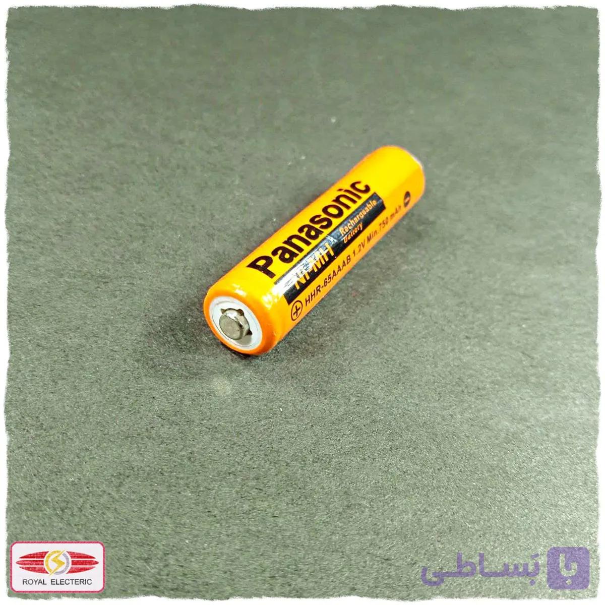 باتری نیم قلمی پاناسونیک 750mah — تصویر 1