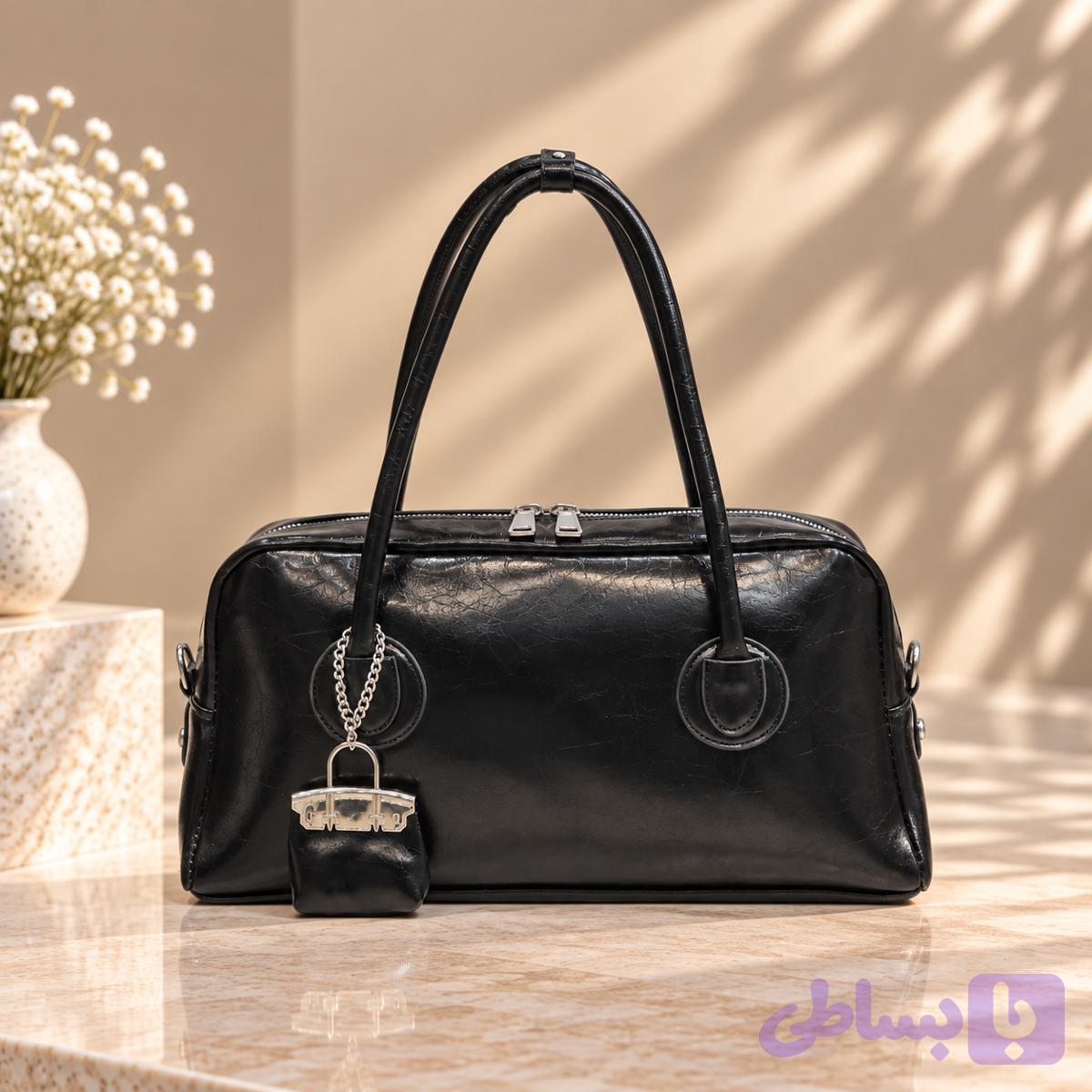کیف دوشی چرمی زنانه — تصویر 1