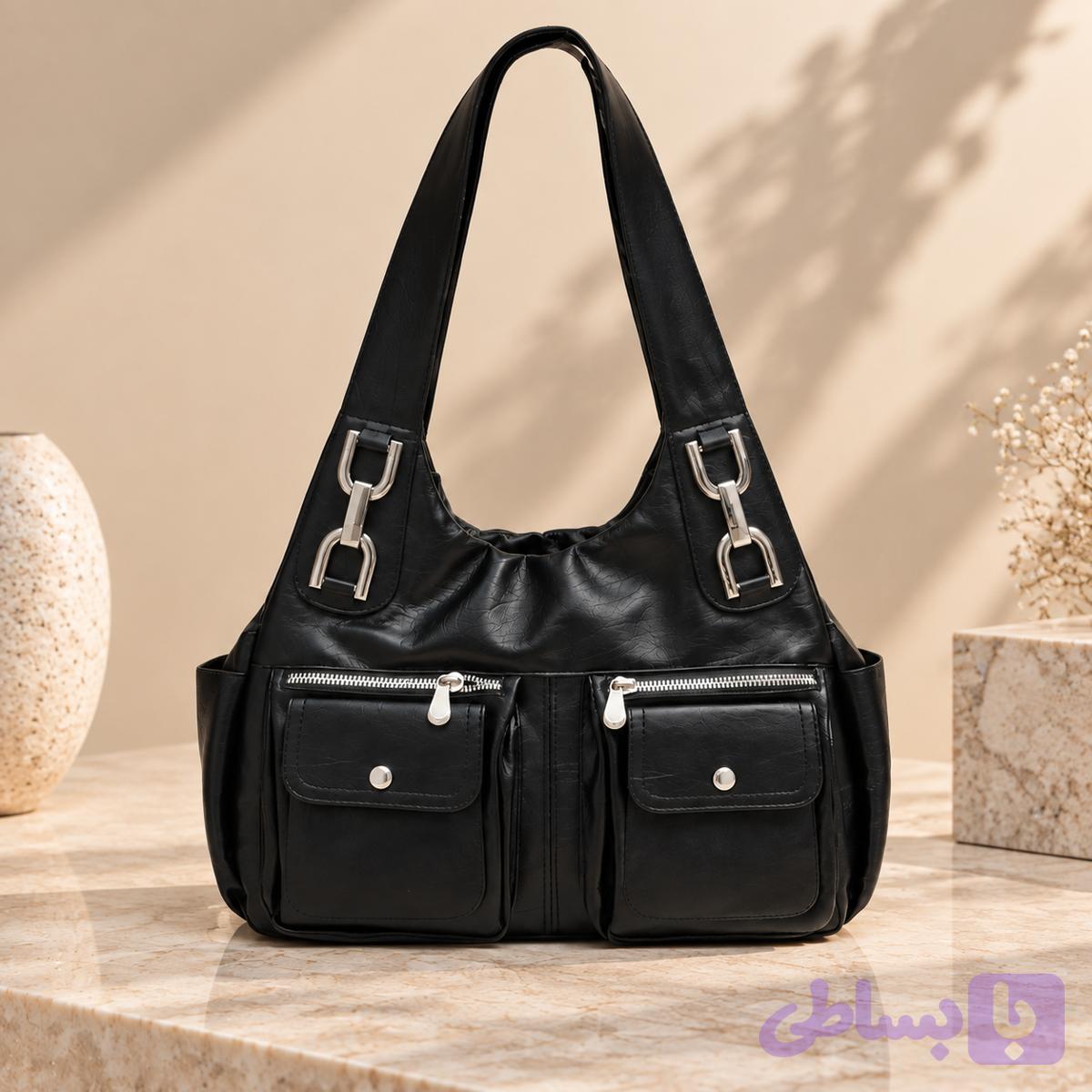 کیف چرمی دخترانه مدل 6 جیب — تصویر 1