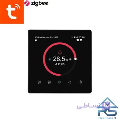 ترموستات هوشمند فن-کوئل‌+گرمایش ازکف زیگبی Tuya — تصویر 1