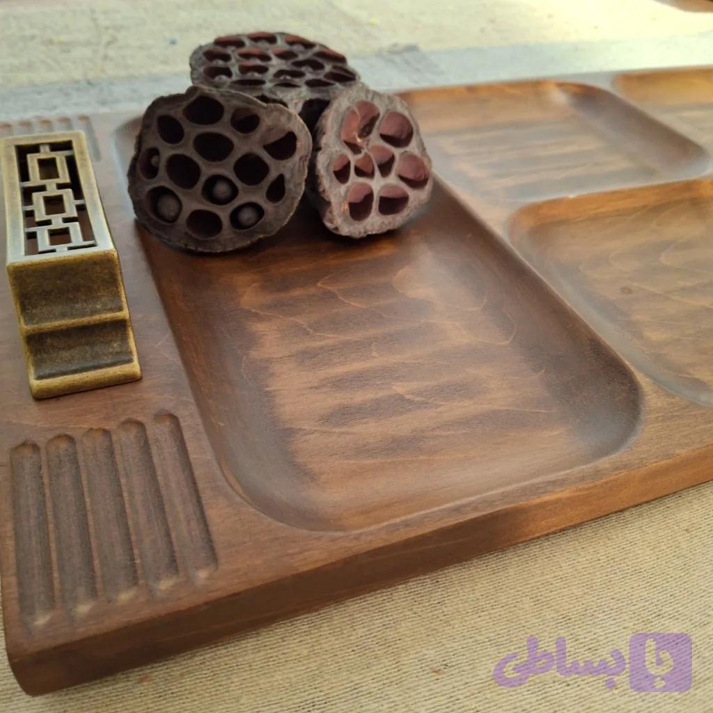 سینی چوبی کد 602 — تصویر 1