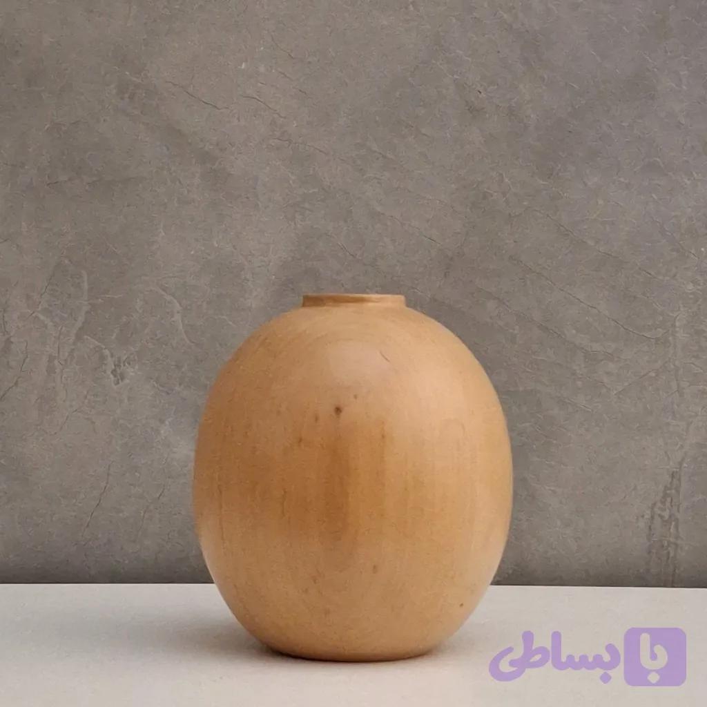 گلدان چوبی/ کد110 — تصویر 1