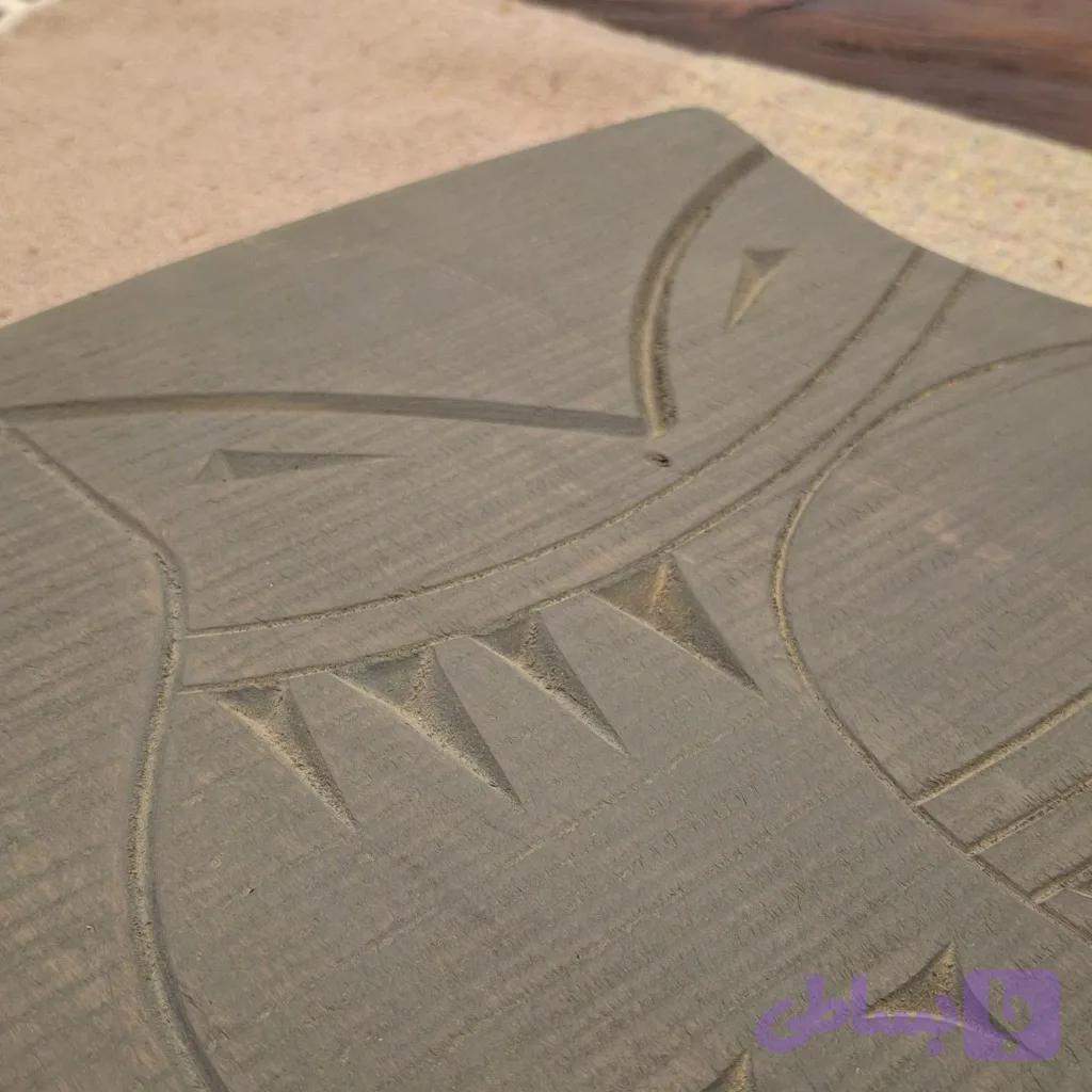 جغد دیواری . دیوار کوب چوبی کد 701 — تصویر 1