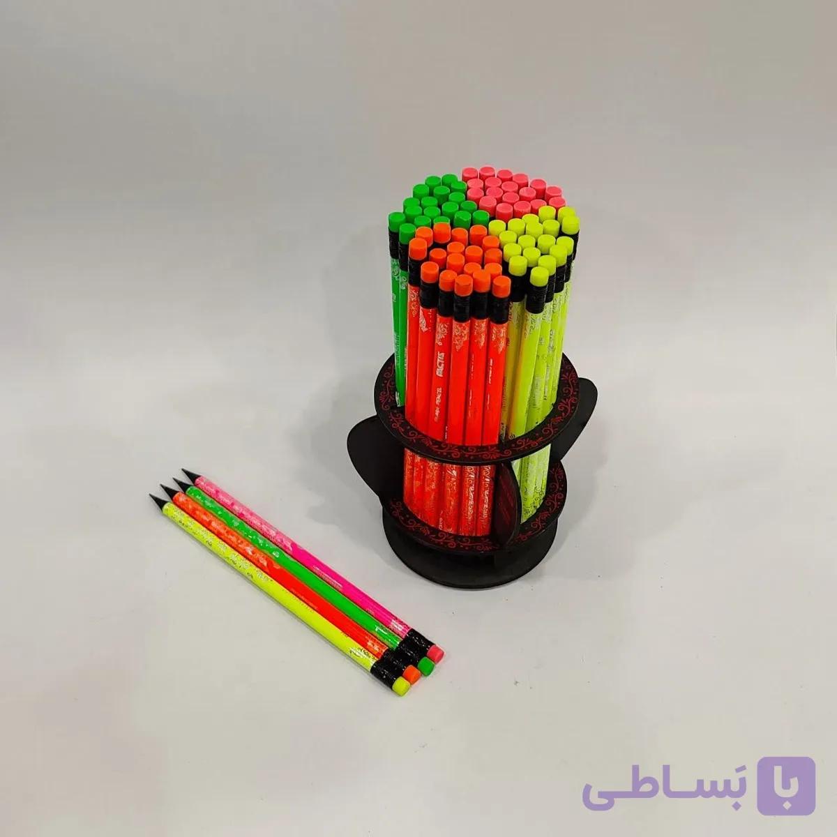 مداد فلش مشکی پاکن دار فکتیس مدل فلورسنت F1415 — تصویر 1