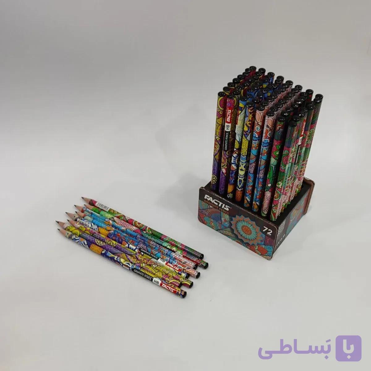 مداد مشکی فکتیس طرح ترنج — تصویر 1