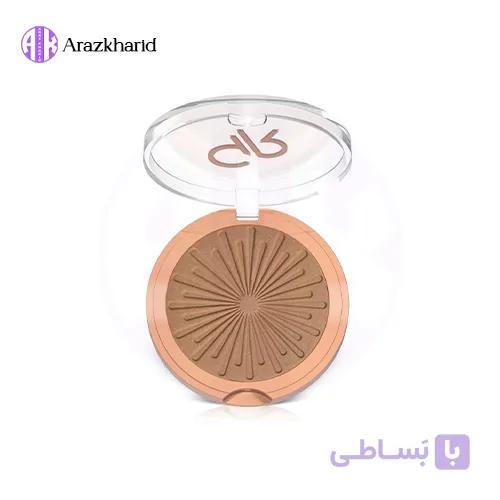 برنزر پودری گلدن رز Golden Rose رنگ Sunglow شماره 01 — تصویر 1