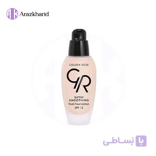 کرم پودر ساتین گلدن رز حاوی SPF 15 حجم 34 میل — تصویر 1