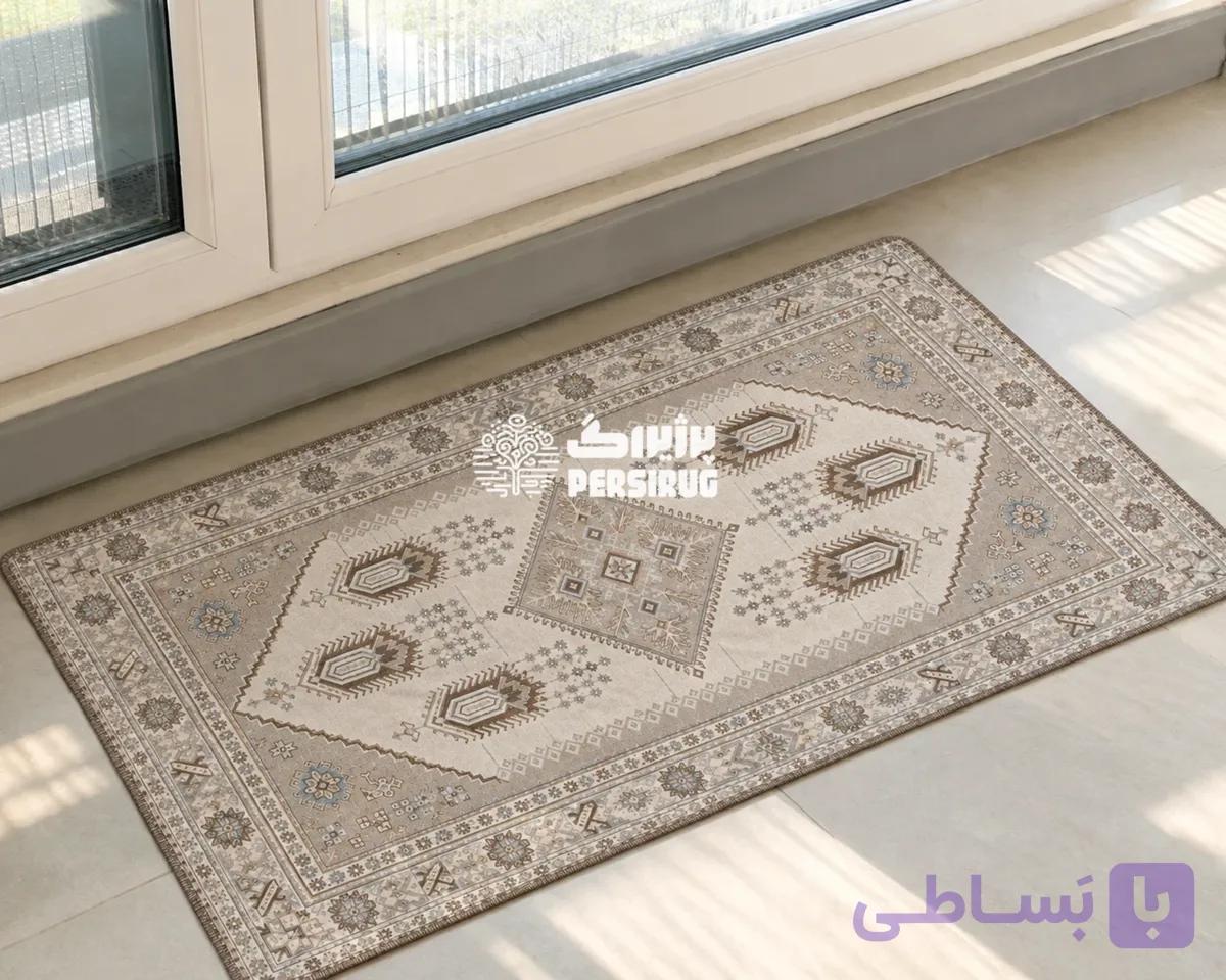 پادری زیره چرمی مدرن هندسی — تصویر 1