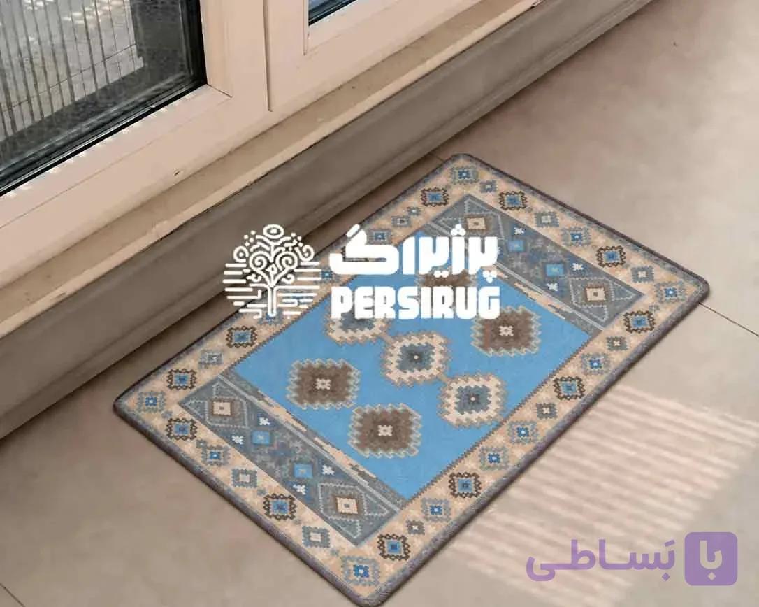پادری زیره چرمی آبی کویری — تصویر 1