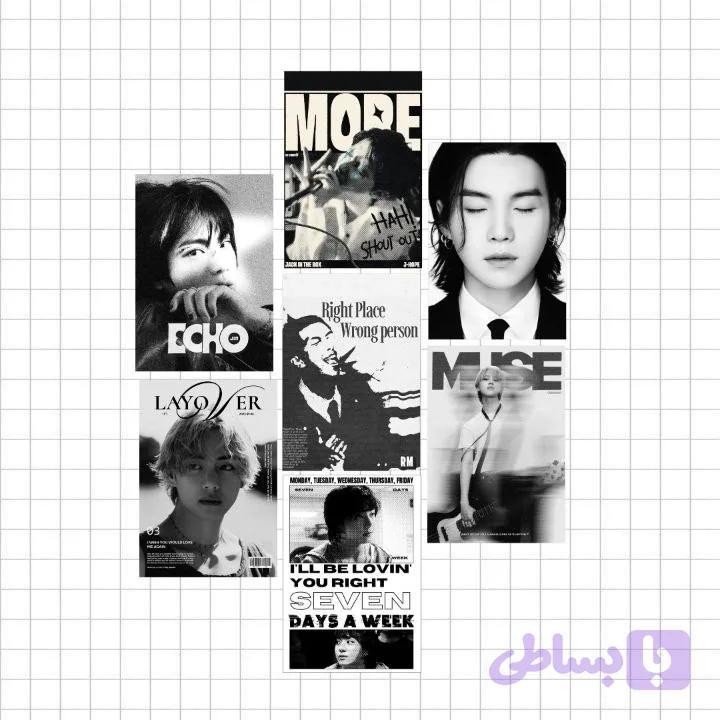 پک پوستر دارک BTS کد ۱