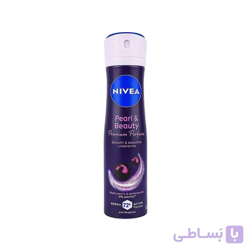 اسپری بدن پرل اند بیوتی پریمیوم پرفیوم نیوا | Nivea Pearl & Beauty Premium Perfume Body Spray