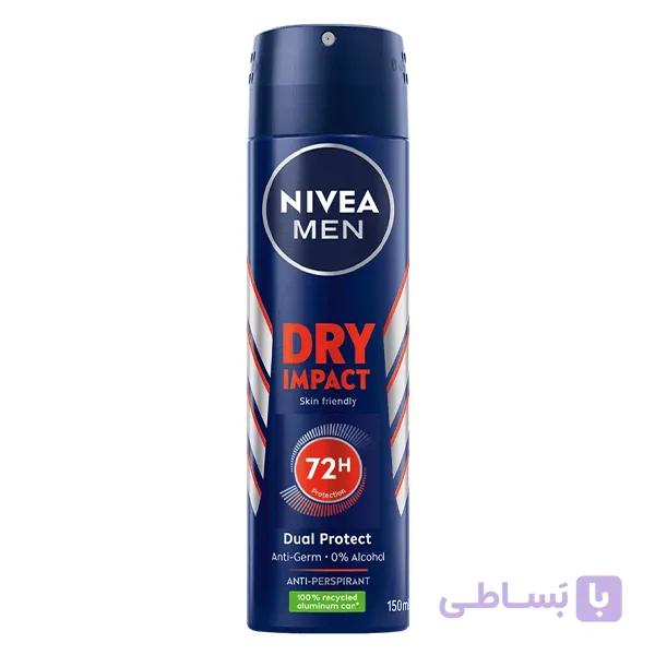 اسپری بدن درای ایمپکت نیوا | Nivea Dry Impact Body Spray