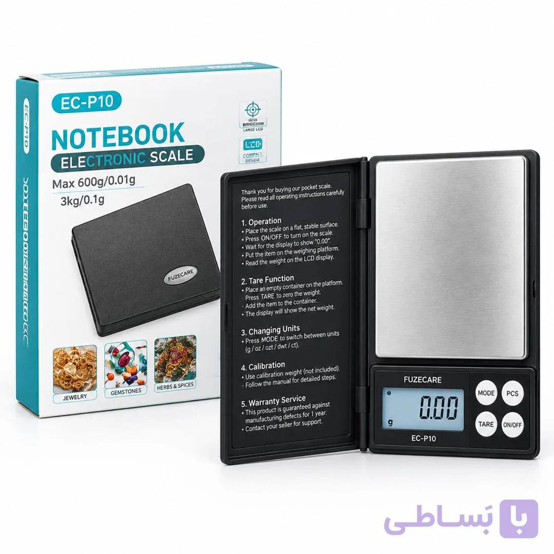 ترازوی دیجیتالی مدل نوت بوک — تصویر 1