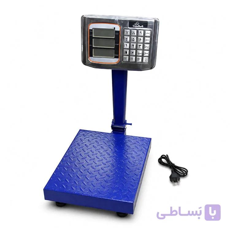 باسکول ۳۰۰ کیلویی دیجیتالی محک دکمه استیل