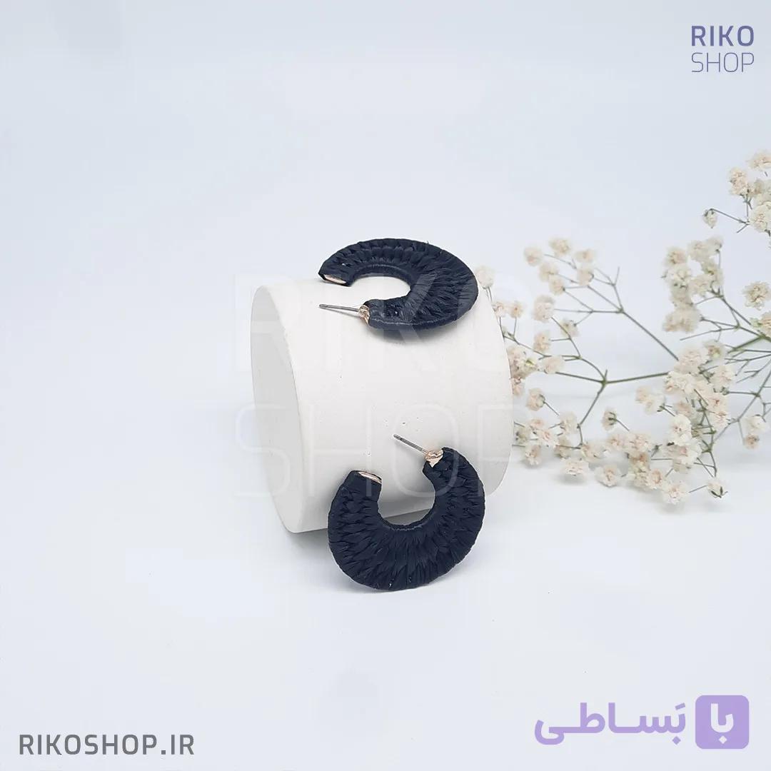گوشواره حلقه مشکی