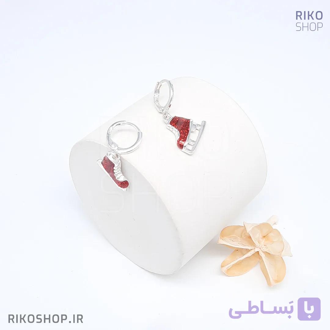 گوشواره کفش اسکی کریسمسی