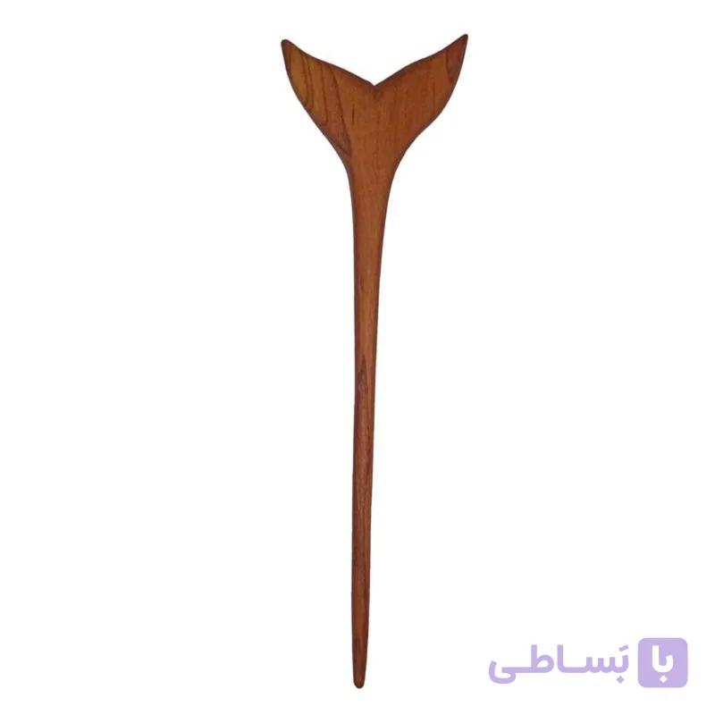 گیره مو زنانه مدل کانزاشی پین مو طرح دم ماهی — تصویر 1