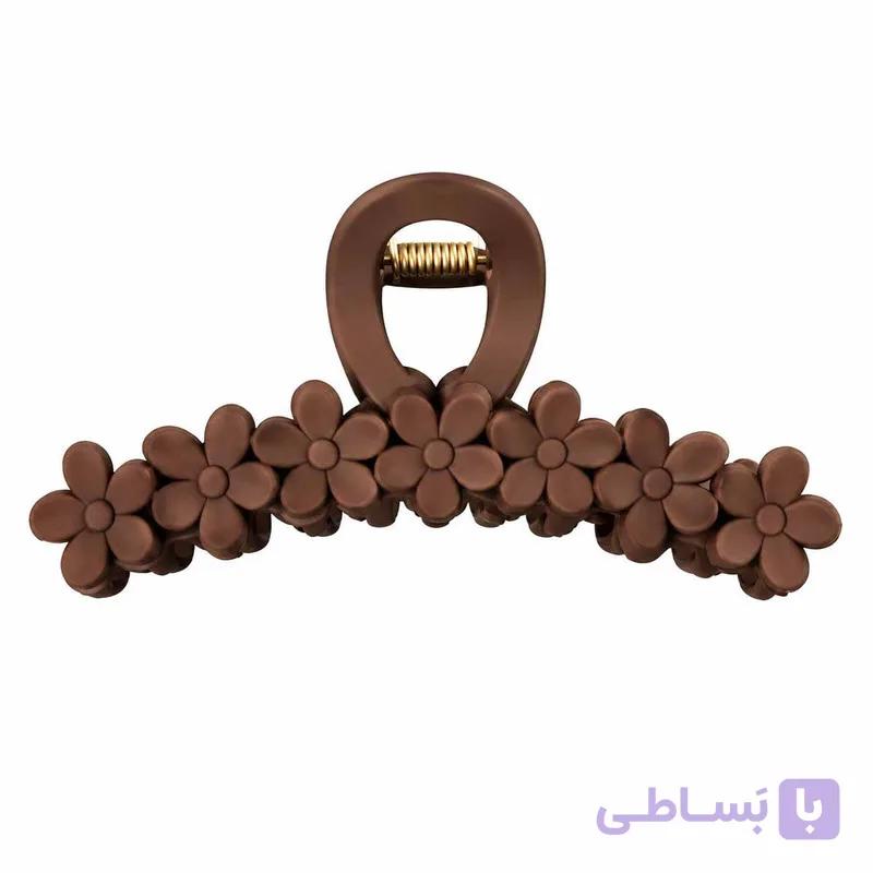 کلیپس مو زنانه مدل گل نسترن شمعی کد 002 — تصویر 1